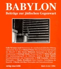 Cover: Babylon / Babylon 13-14 - Neue Kritik