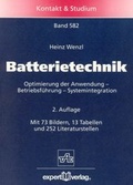 Cover: Batterietechnik - expert verlag ein Imprint von Narr Francke Attempto Verlag