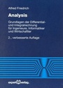 Cover: Analysis - expert verlag ein Imprint von Narr Francke Attempto Verlag
