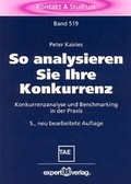 Cover: So analysieren Sie Ihre Konkurrenz - expert verlag ein Imprint von Narr Francke Attempto Verlag