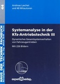 Cover: Systemanalyse in der Kfz-Antriebstechnik, III: - expert verlag ein Imprint von Narr Francke Attempto Verlag