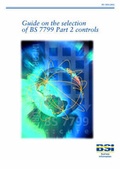 Cover: Guide on the Selection of BS7799 Part 2 Controls - BSI Standards