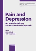 Cover: Advances in Psychosomatic Medicine / Pain and Depression - Karger, S