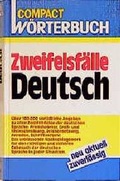 Cover: Zweifelsf&auml;lle Deutsch - Circon Verlag GmbH