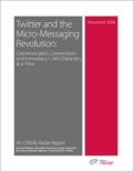 Cover: Twitter and the Micro-Messaging Revolution: Communication, Connections, and Immediacy--140 Characters at a Time - Radar