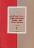 Cover: Anwaltsgeb&uuml;hren in Verwaltungs-, Sozial- und Steuersachen - Deutscher Anwaltverlag