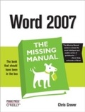 Cover: Word 2007: The Missing Manual - O'Reilly