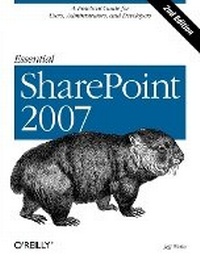 Enlarge image Cover: Essential SharePoint 2007 - O'Reilly