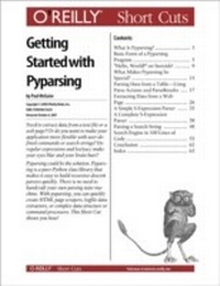 Enlarge image Cover: Getting Started with Pyparsing - O'Reilly