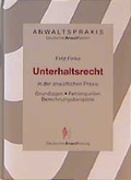 Cover: Unterhaltsrecht in der anwaltlichen Praxis - Deutscher Anwaltverlag