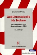 Cover: Geb&uuml;hrentabelle f&uuml;r Notare - Deutscher Anwaltverlag