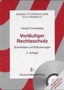 Cover: Vorläufiger Rechtsschutz - Deutscher Anwaltverlag