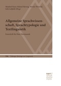 Cover: Allgemeine Sprachwissenschaft, Sprachtypologie und Textlinguistik - Narr Francke Attempto