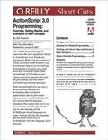 Cover: ActionScript 3.0 Programming: Overview, Getting Started, and Examples of New Concepts - O'Reilly
