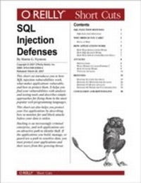 Abbildung von: SQL Injection Defenses - O'Reilly