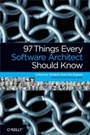 Cover: 97 Things Every Software Architect Should Know - O'Reilly