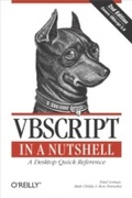 Cover: VBScript in a Nutshell - O'Reilly