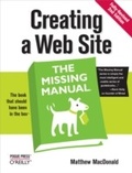Cover: Creating a Web Site: The Missing Manual - O'Reilly