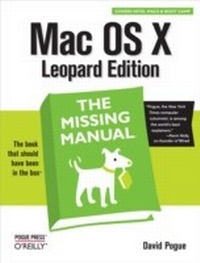 Enlarge image Cover: Mac OS X Leopard: The Missing Manual - O'Reilly
