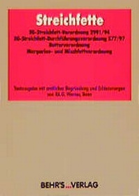 Enlarge image Cover: Streichfette - Behr's GmbH