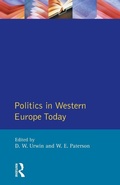 Cover: Politics in Western Europe Today: Perspectives, Politics and problems since 1980 - Routledge