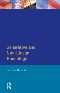 Enlarge image Cover: Generative and Non-Linear Phonology - Routledge