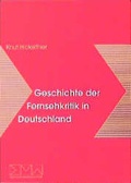 Cover: Geschichte der Fernsehkritik in Deutschland - edition sigma