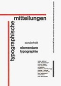 Cover: Elementare Typographie - Verlag Hermann Schmidt