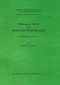 Cover: Mohtasar-e Mofid des Mohammad Mofid Mostoufi - Reichert, L