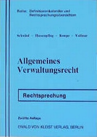 Enlarge image Cover: Allgemeines Verwaltungsrecht - Ewald v. Kleist Verlag