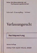 Cover: Verfassungsrecht - Ewald v. Kleist Verlag