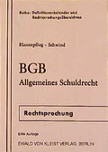 Cover: BGB - Allgemeines Schuldrecht - Ewald v. Kleist Verlag