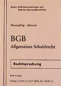 Enlarge image Cover: BGB - Allgemeines Schuldrecht - Ewald v. Kleist Verlag