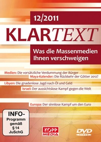 Enlarge image Cover: Klartext 12/2011 - Kopp Verlag