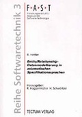Cover: Entity/Relationship-Datenmodellierung in axiomatischen Spezifikationssprachen - Tectum Wissenschaftsverlag