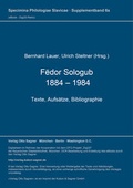 Cover: F&euml;dor Sologub. 1884 - 1984 - Peter Lang Verlag
