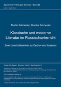 Cover: Klassische und moderne Literatur im Russischunterricht - Peter Lang Verlag