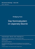 Cover: Das Nominalsystem im Uspenskij Sbornik - Peter Lang Verlag