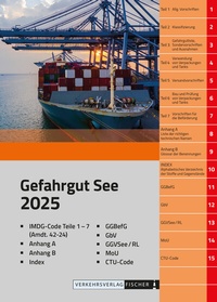 Abbildung von: IMDG Code 2025 Gefahrgut See - Verkehrs-Verlag Fischer