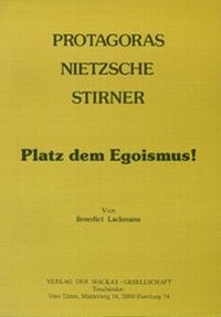 Enlarge image Cover: Protagoras, Nietzsche, Stirner - Libertad
