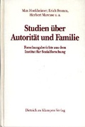 Cover: Studien &uuml;ber Autorit&auml;t und Familie - zu Klampen Verlag