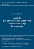 Cover: Aspekte der Schillerschen Kunsttheorie im Literaturkonzept Dostoevskijs - Peter Lang Verlag