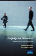 Cover: Language as Discourse - Longman