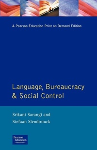 Enlarge image Cover: Language, Bureaucracy and Social Control - Longman