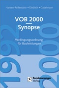 Cover: VOB 2000 - Synopse - Reguvis Fachmedien