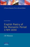 Cover: English Poetry of the Romantic Period 1789-1830 - Routledge