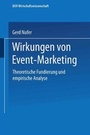 Cover: Wirkungen von Event-Marketing - Deutscher Universitätsverlag
