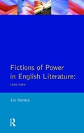 Cover: Fictions of Power in English Literature - Longman
