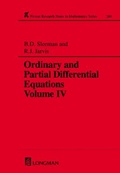 Cover: Ordinary and Partial Differential Equations - CRC Press
