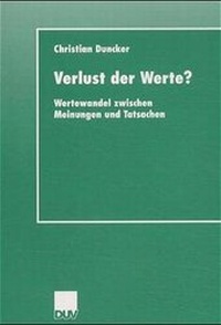 Abbildung von: Verlust der Werte? - Deutscher Universitätsverlag